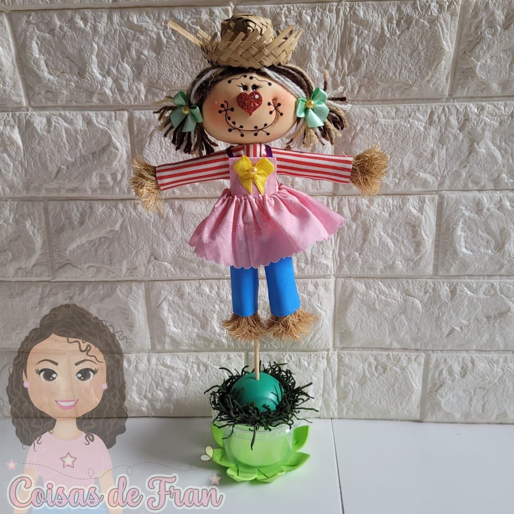 10 Centros de Mesa Fazendinha Menina-lembrancinha fazendinha, festa fazendinha, fazendinha menina