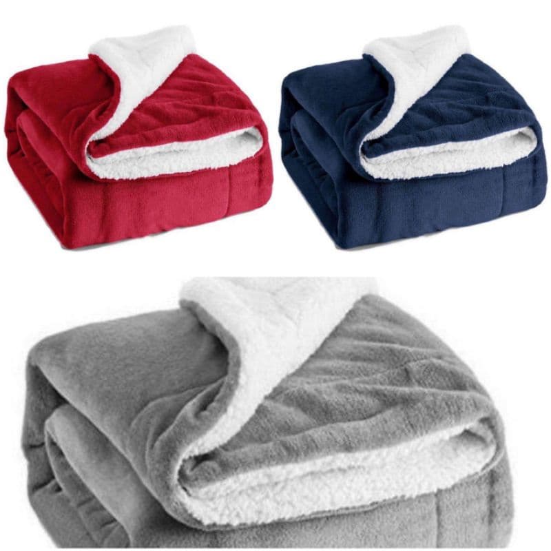 COBERTA MANTA PET PARA CACHORRO E GATO COM SHERPA MEDIDA 80x80 VÁRIAS CORES