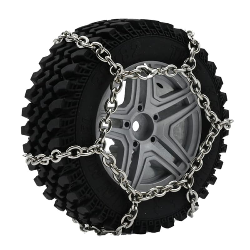 Estone 4 Peças Conjunto Corrente Neve Metal Antiderrapante Para 1 12 MN86K MN86KS MN86 MN86S Pneus Carro