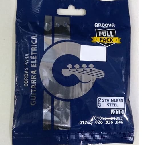 Encordoamento Guitarra 0.10 - Groove Full Pack