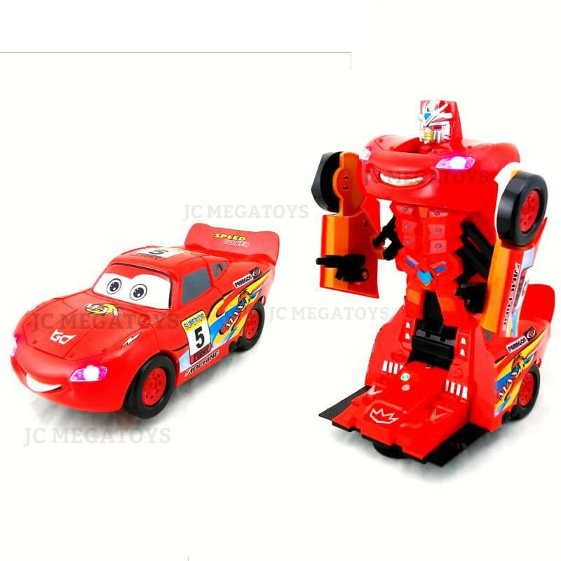 Carrinho Transformers Macqueen Carros da Disney