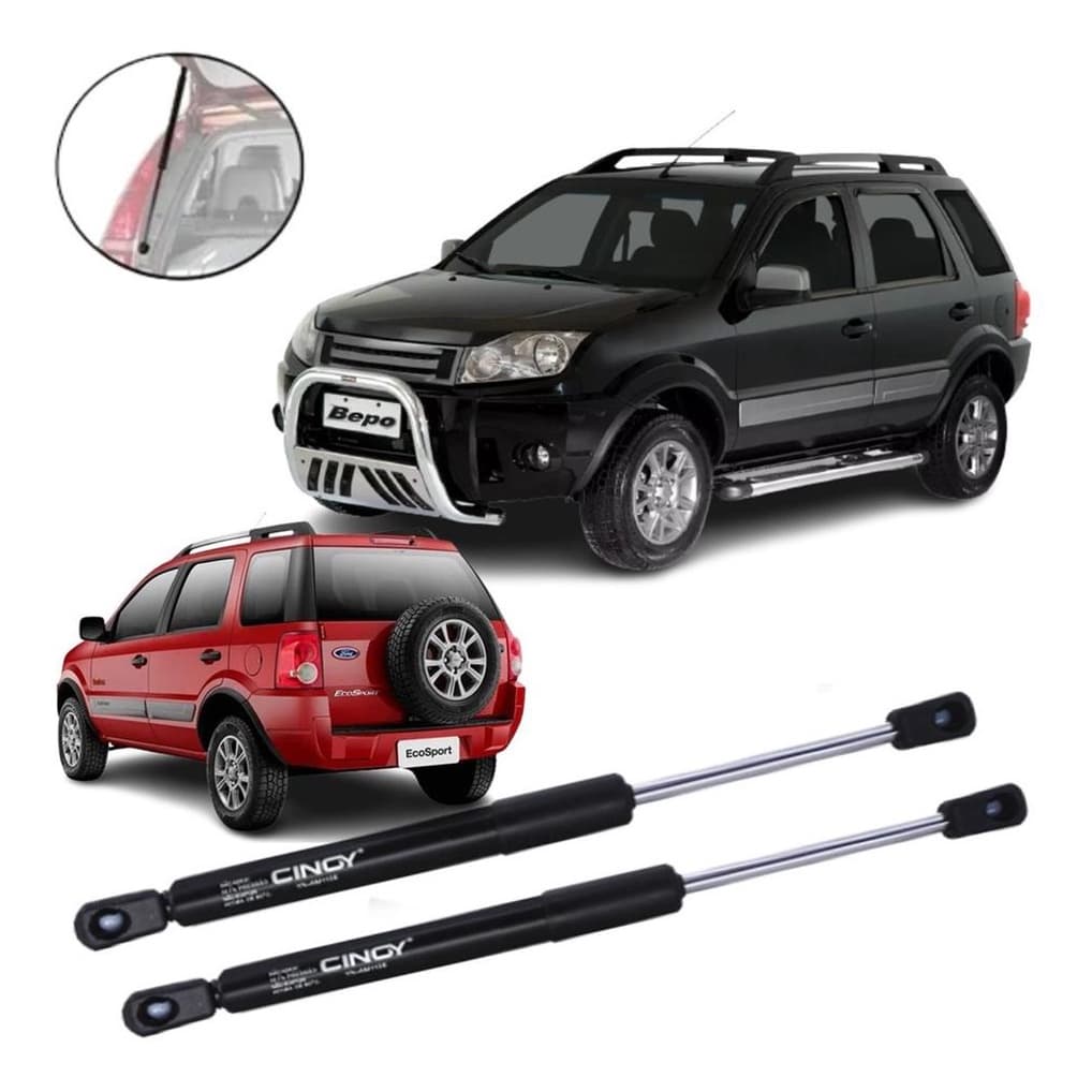 Par Amortecedor Tampa Traseira Porta Malas Ford Ecosport