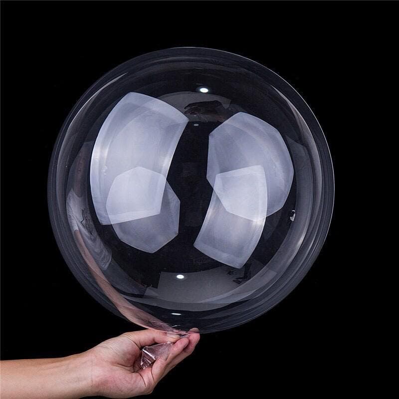 Balão Bubble Bobo 18 Polegadas Decoração Festa Transparente com 10 unidades