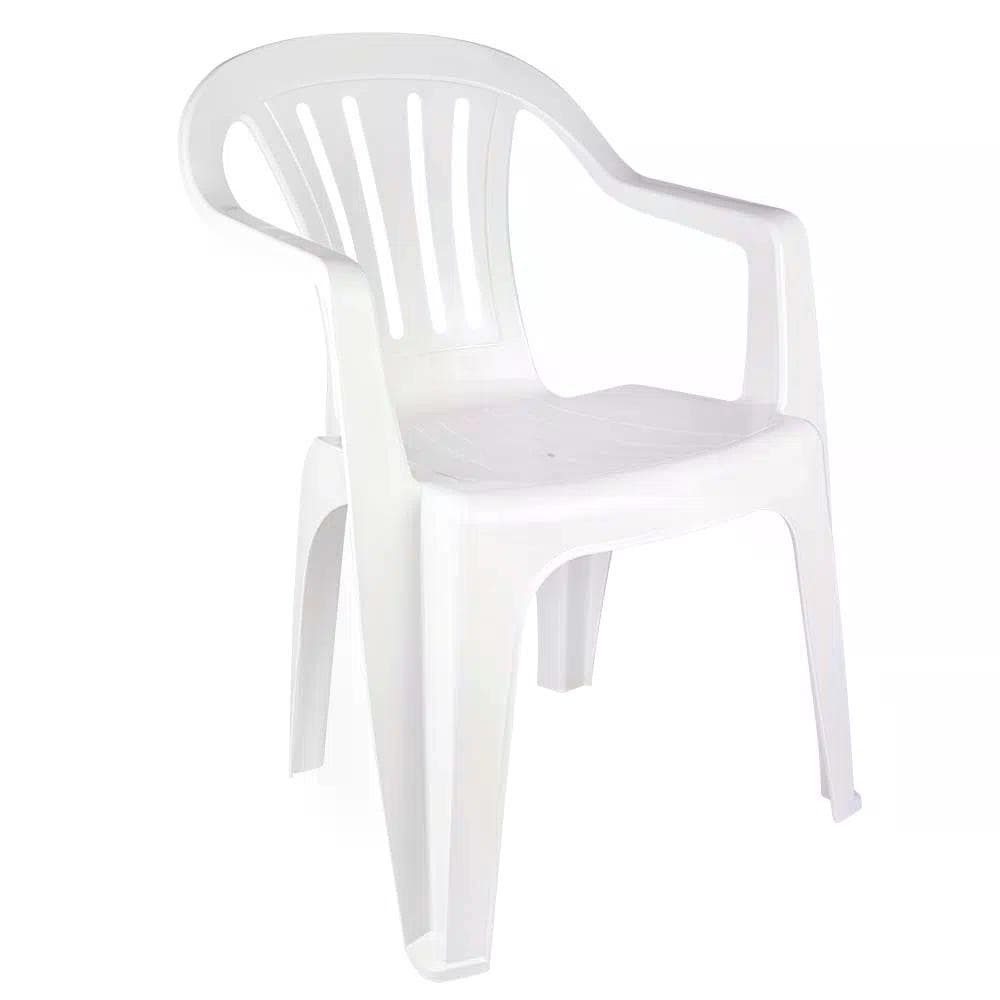 Cadeira Poltrona Branca Mor P/Bar Lanchonete Jardim Igreja