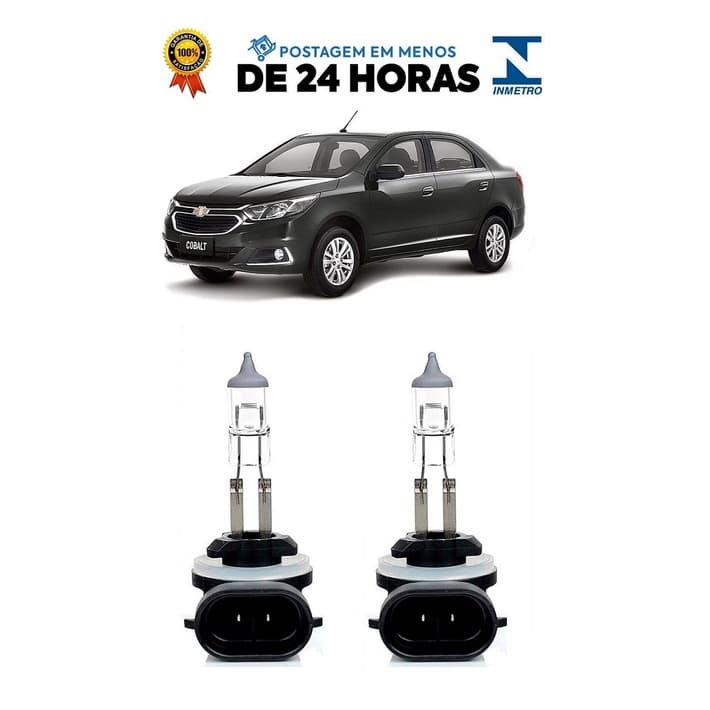 Par Lampada Farol de Milha Cobalt 2018 2019 2020 H27