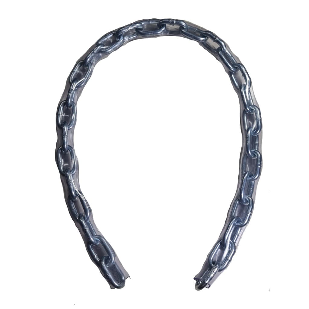 Corrente Encapada com 80cm 6mm Ideal para Cadeado Antifurto Bike / Portão/ Moto