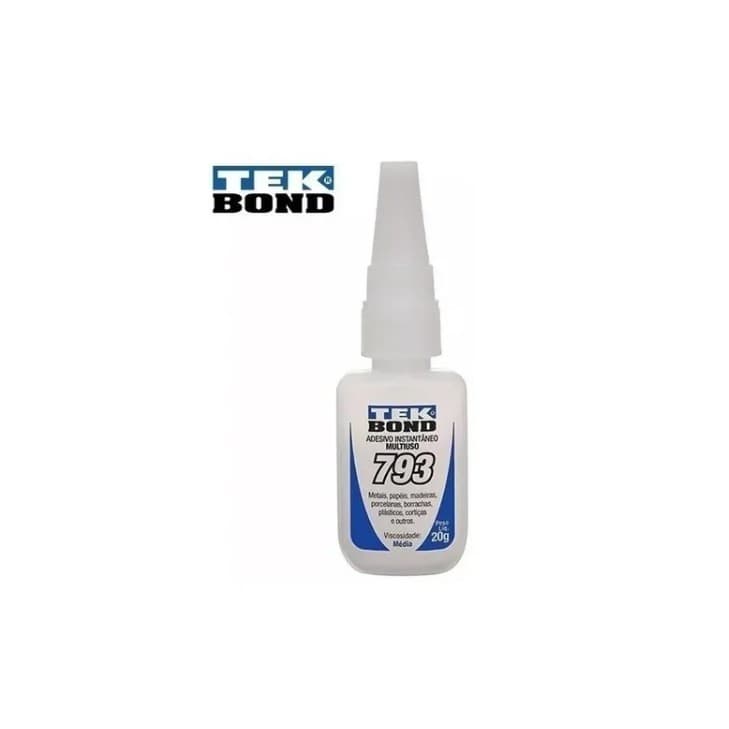 Cola Instantânea Tek Bond  Estilo super bonde 793 20g Acrigel Postiça Nova