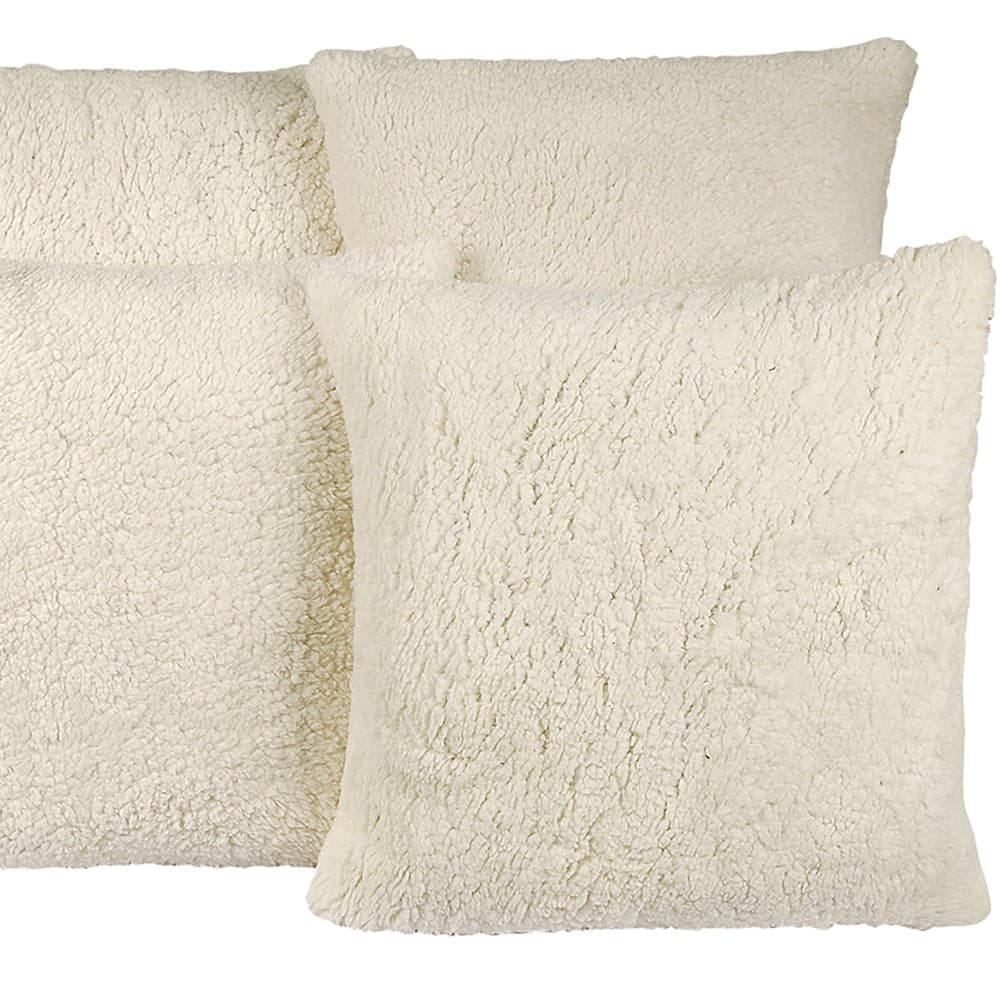 Capas Para Almofadas Sherpa 04 Unidades Pelo de Carneiro