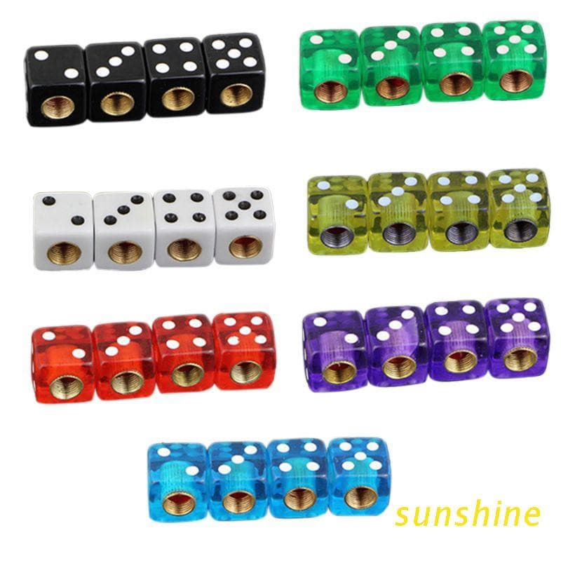 4pcs Forma Truck Car Pneu Tampa Da Haste Da Válvula Ar Tampa Poeira Válvula Acessórios