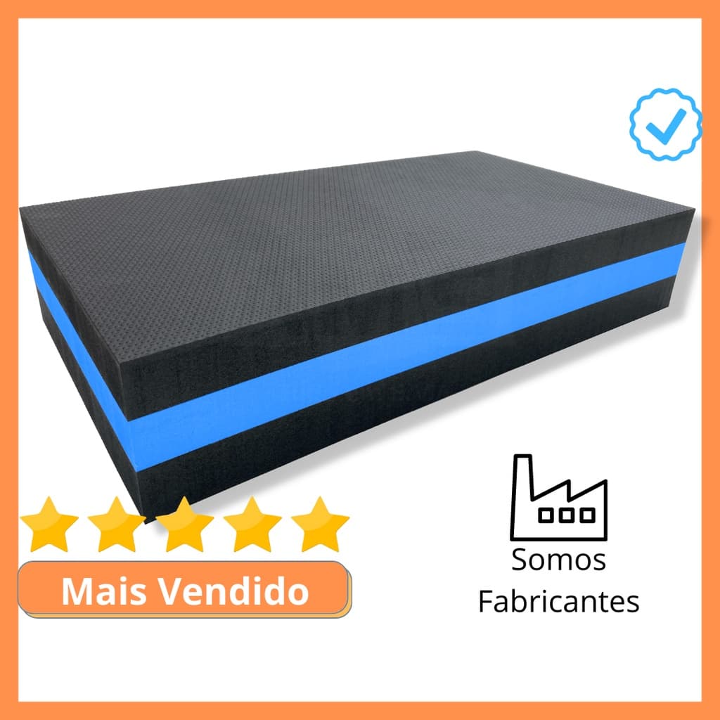Kit 4 Step academia e ginastica de eva 13cm de altura