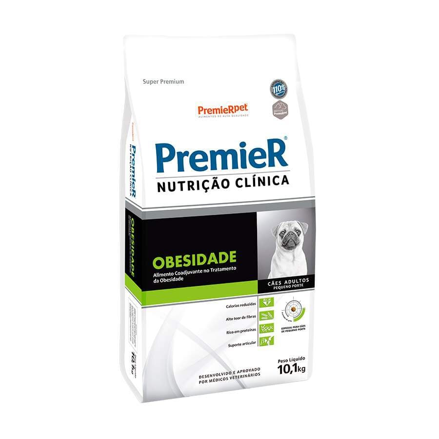 Ração Premier Nutrição Clínica Obesidade para Cães Adultos Raças Pequenas 10,1kg