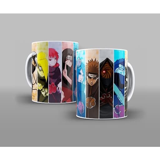 Caneca Personagens Naruto - Anime - Presente - Porcelana