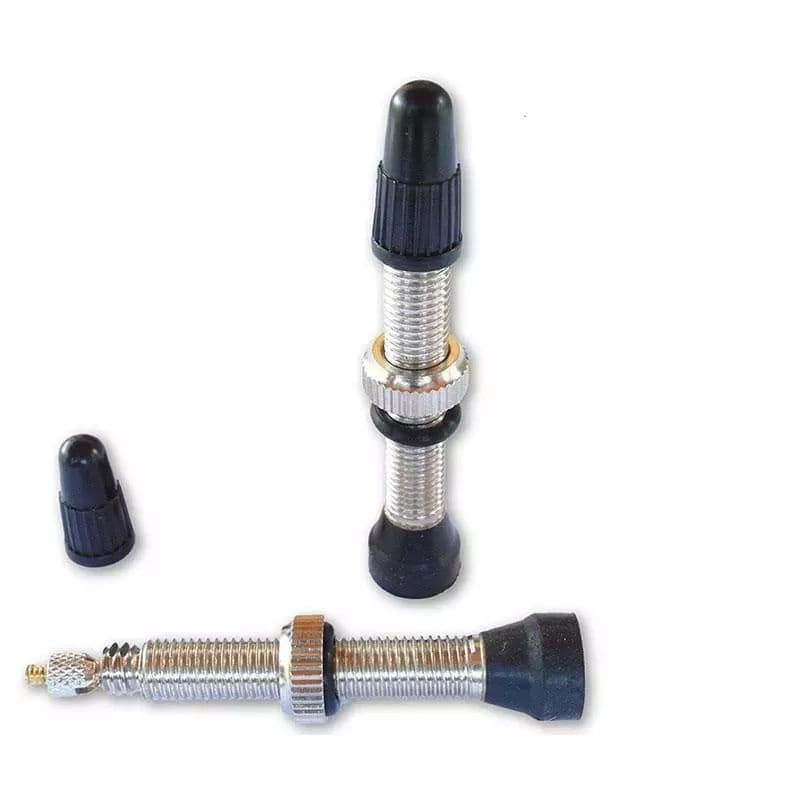 Par de Válvulas bico bike pneu tubeles,de 40mm, diâmetro 6m