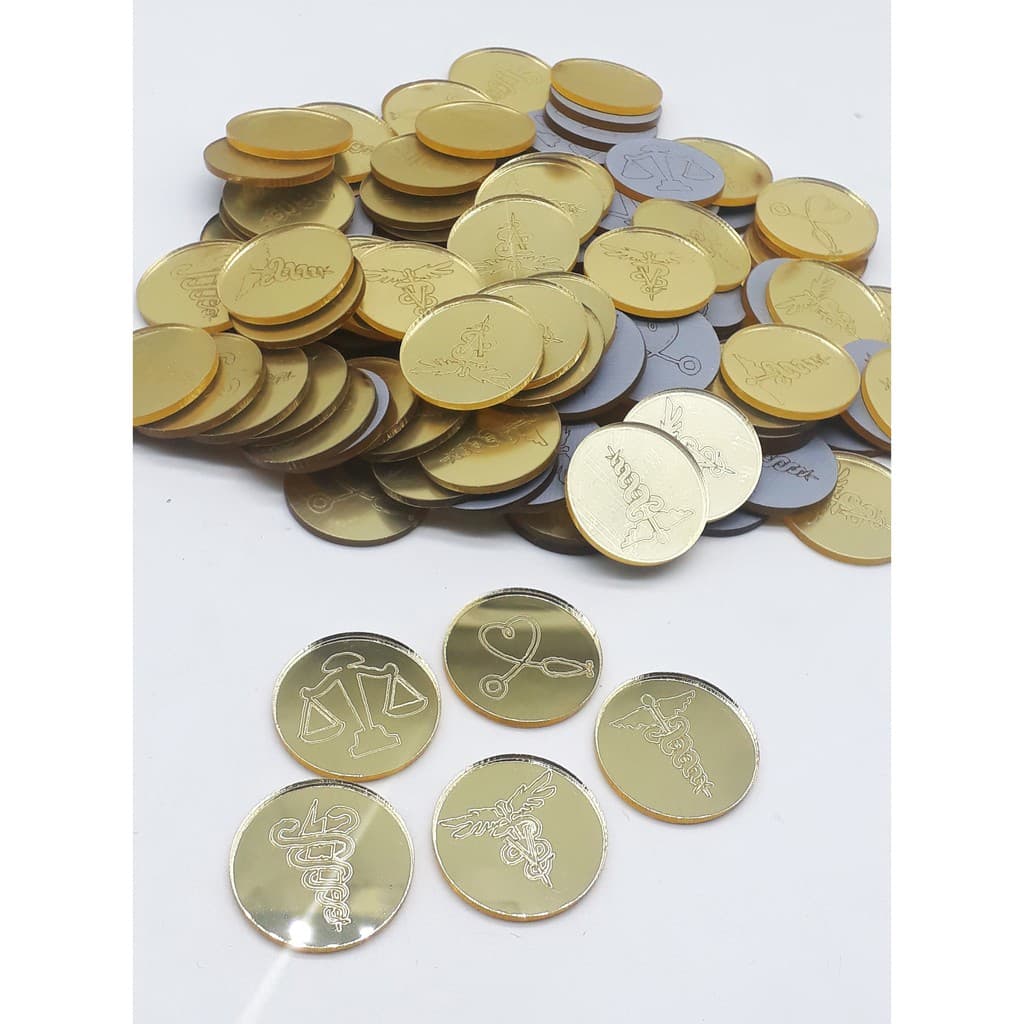 Tag etiqueta personalizada acrílico espelhado 1,5 cm 300 peças