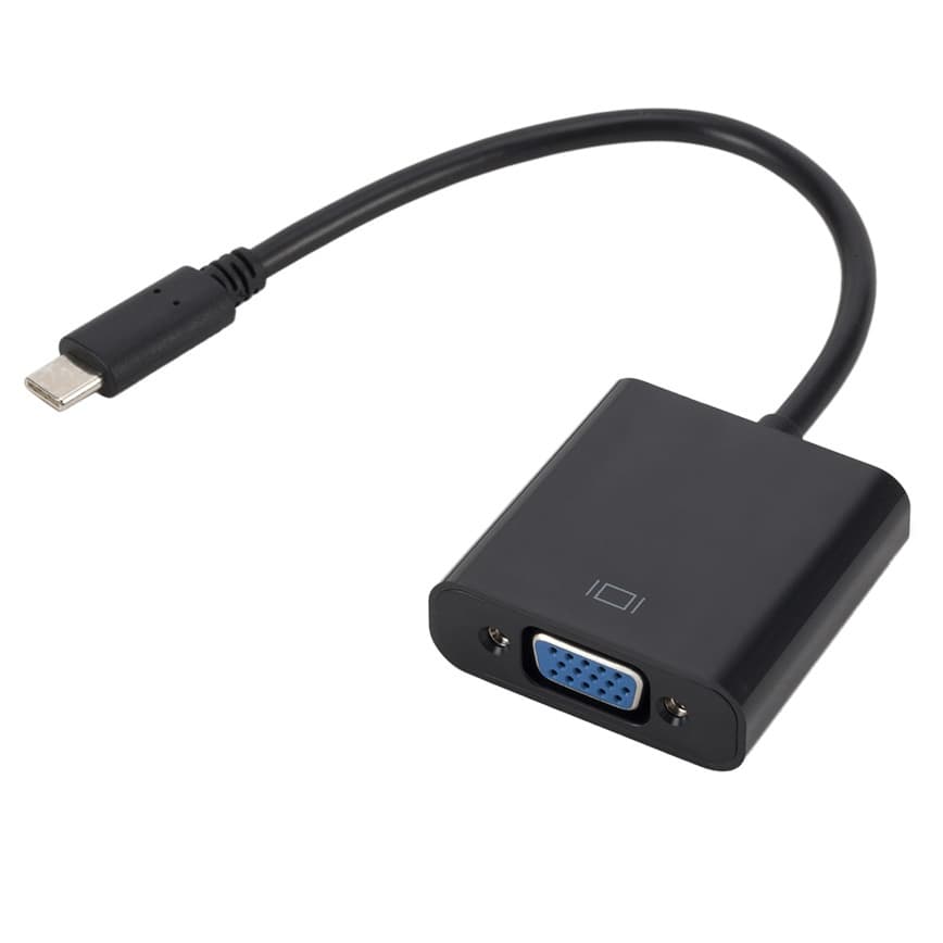 Cabo Adaptador Usb Tipo-c Macho x Vga  Notebook e Smartphone