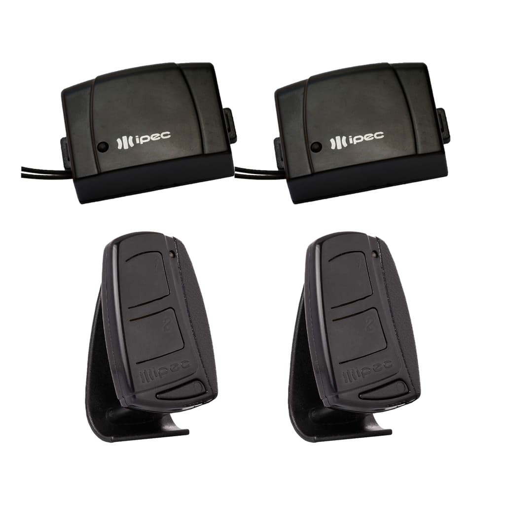 Kit 2 Controle Portão Eletrônico + 2 Tx Car Mini 433 Mhz Carro Moto RCG Garen SEG Acton Unisystem