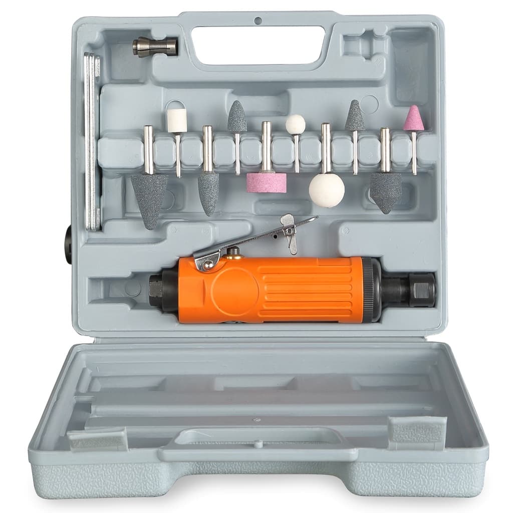 Kit Micro Mini Retífica Pneumática 22.000 Rpm C/ Maleta PN500 Intech Machine