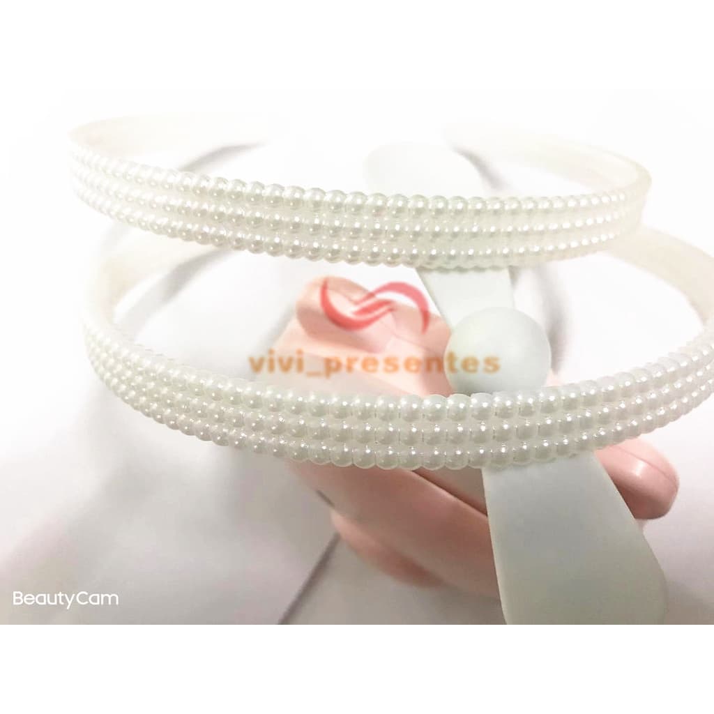 Tiara de Pérolas / Arquinho de Perolas - Acessórios femininos de cabelo Arco Luxo Pronta Entrega