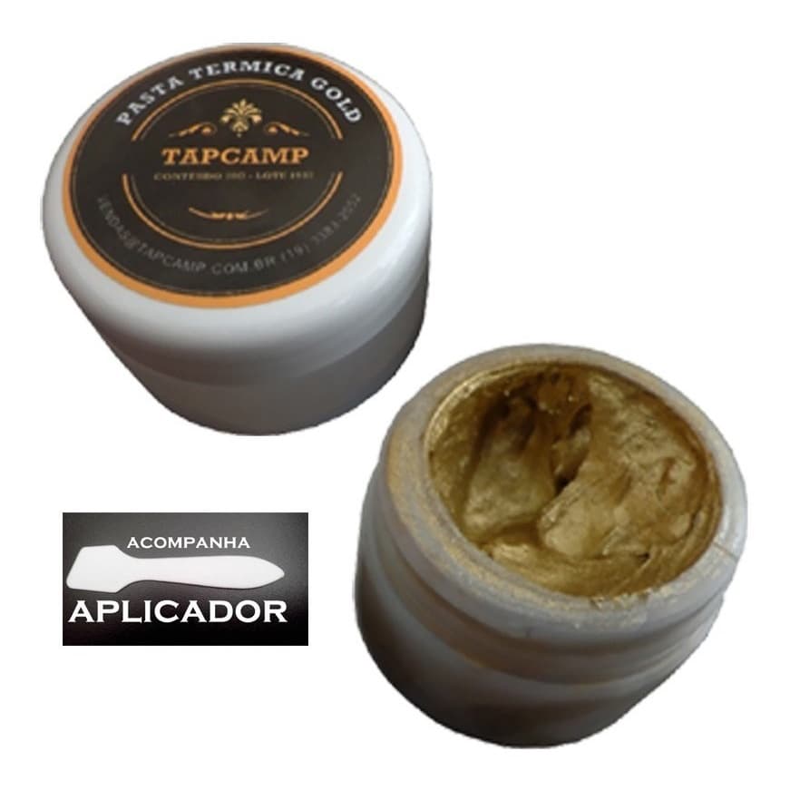 Pasta Térmica Ouro Gold Tapcamp Processador de computador 20 Gr