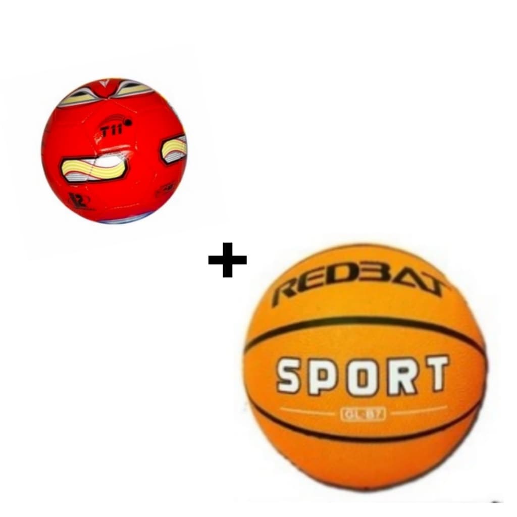 Bola de Basquete N°7 Oficial + Bola de Futebol infantil mini bola 2