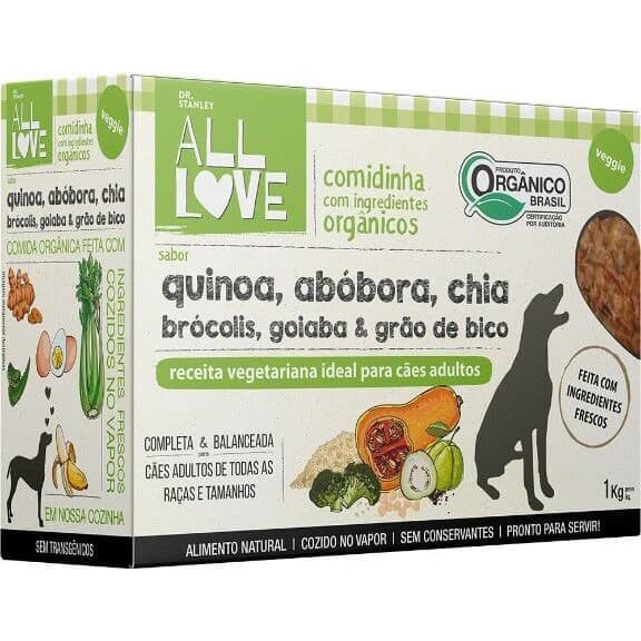 Sachê Para Cachorro  All Love Vegetariana 1kg
