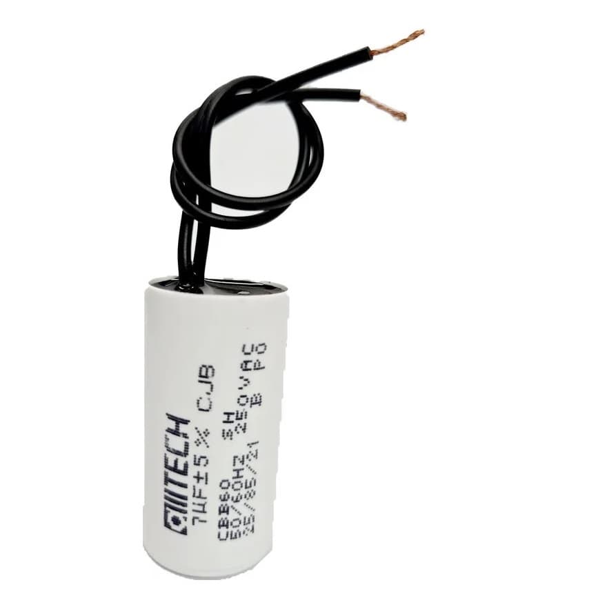 Capacitor Para Ventilador 7uf X 250vac 2 Fios