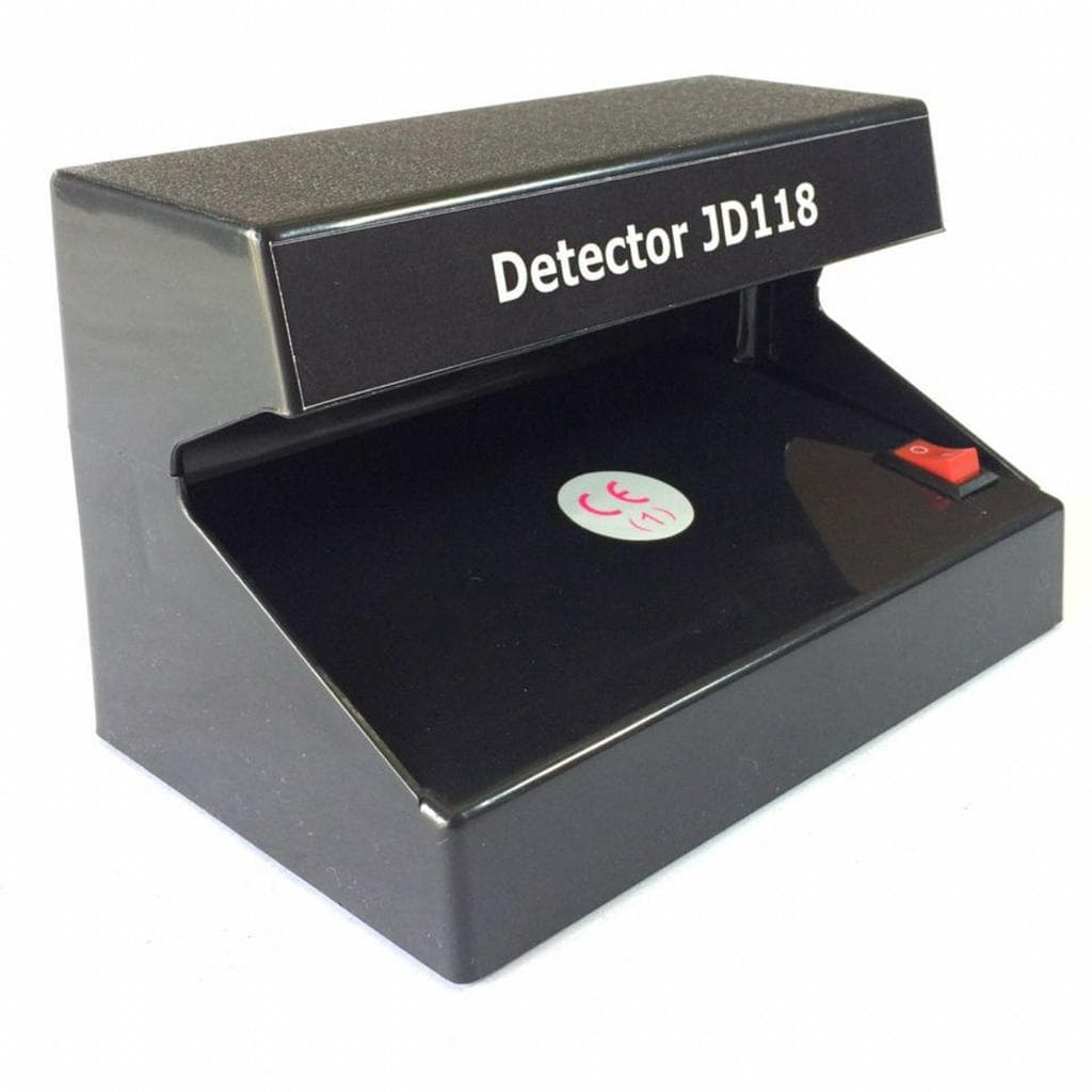 Detector e Identificador de Dinheiro Verdadeiro Mod. JD118 Bivolt