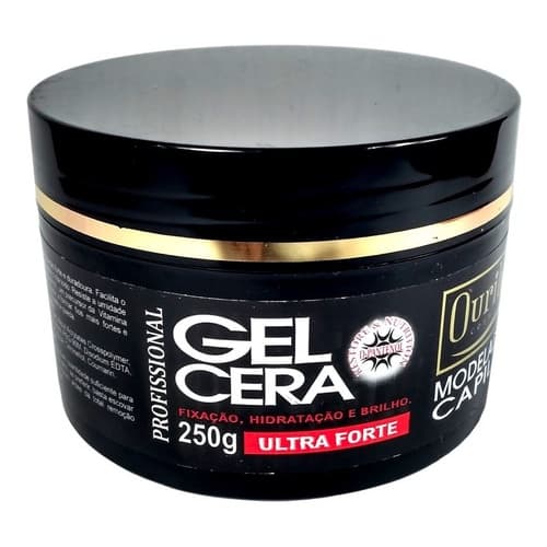Gel Cera Capilar Ultra Forte250G Ouribel Cosmeticos