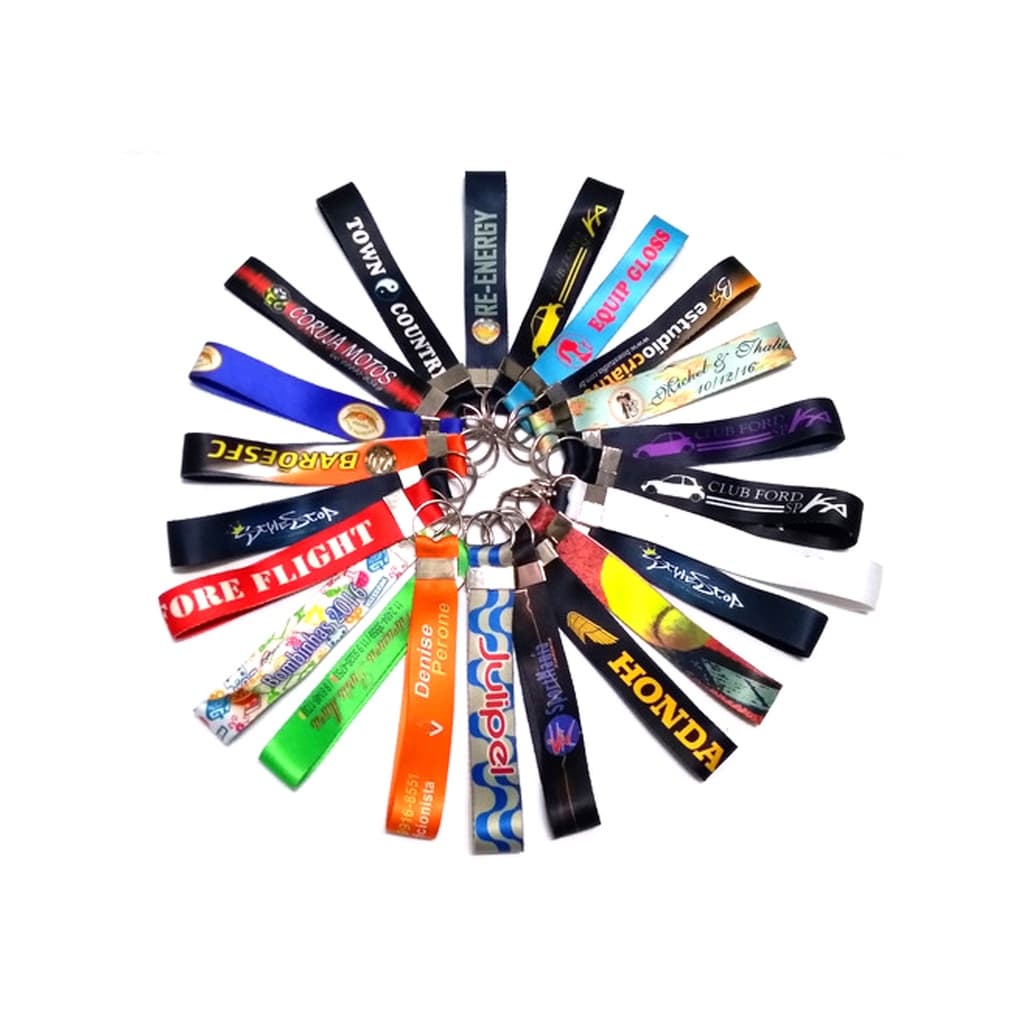 1000 Chaveiro Cordão Personalizado com Argola
