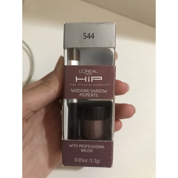 Pigmento Para Os Olhos Loreal Shocking Shadow 544 com pincel