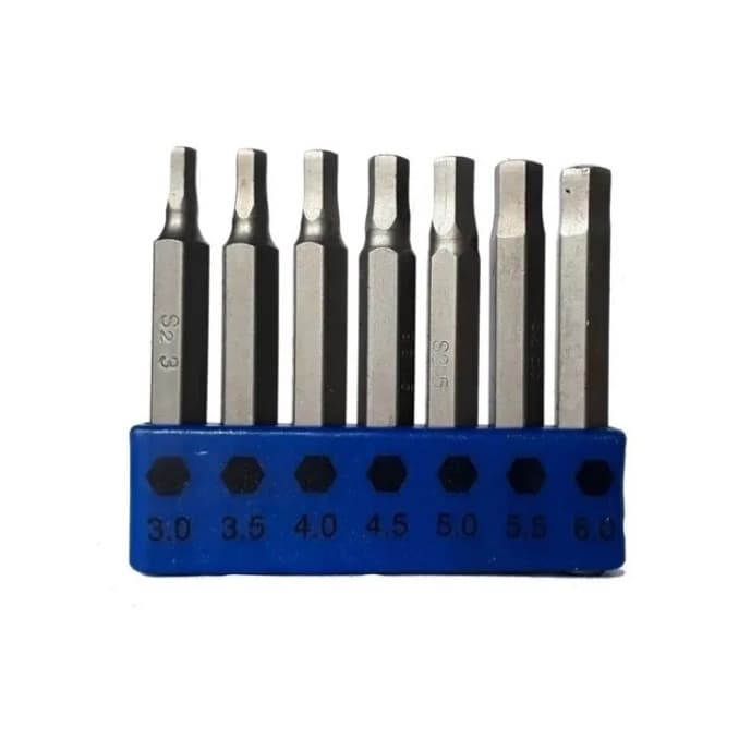 Kit Jogo Bits Ponteira Allen Imantada 50mm 7 Peças Reforçado