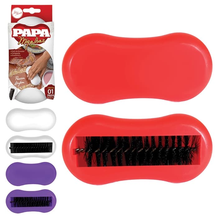 Papa Migalhas Escova Para Limpar Mesa Sofás Tapetes branco