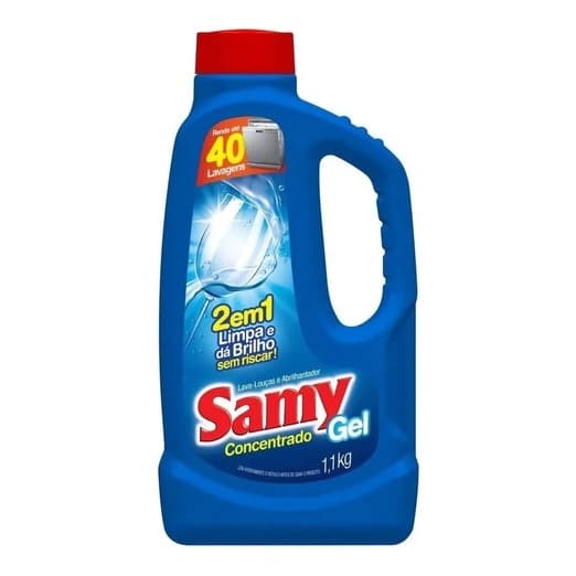 Lava Louças Em Gel Concentrado Samy Detergente 1,1kg
