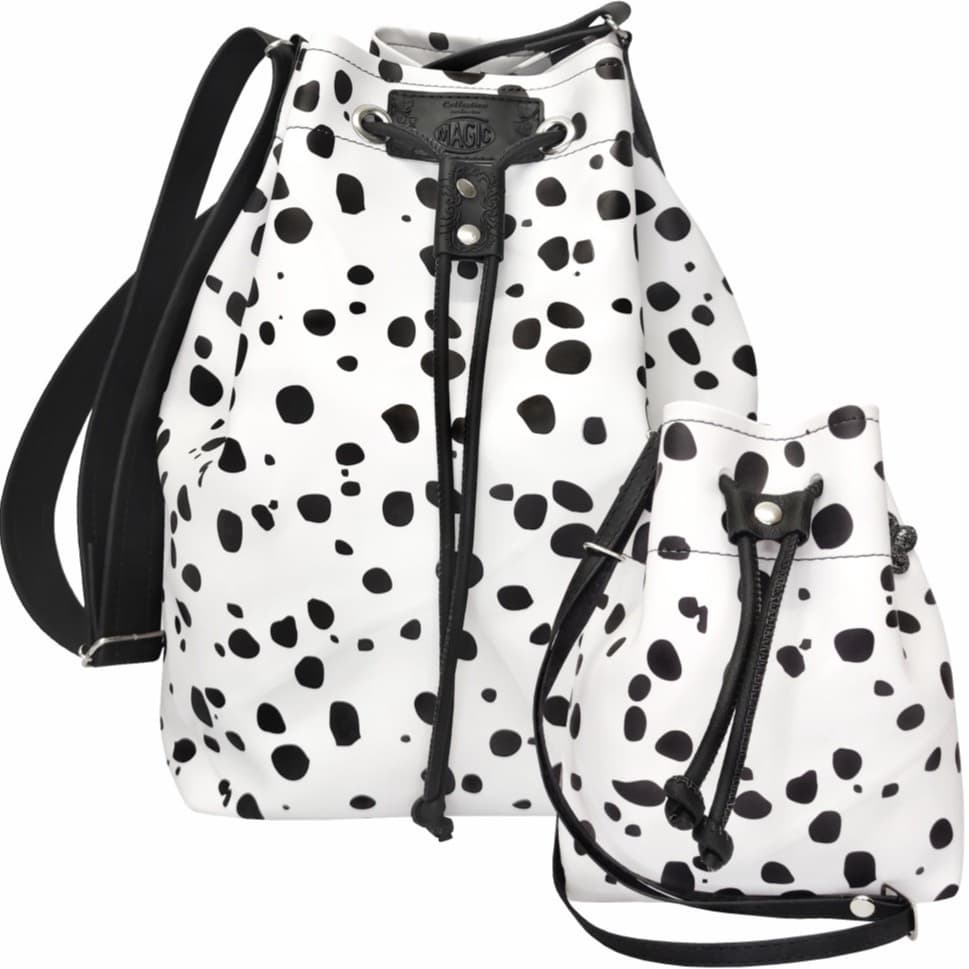 Bolsa Mãe e Filha Bolsa Feminina Adulto Transversal Bolsa Infantil Dálmatas Magicc Bolsas TMF-006