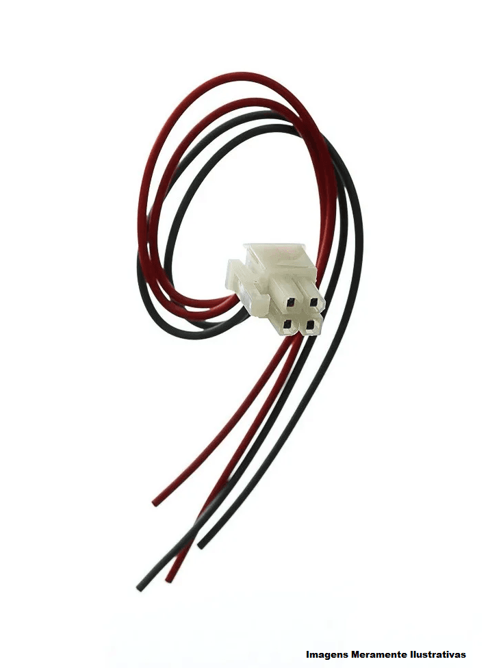 Chicote Modulo Som Minifit Corzus 4 Vias Uso Geral