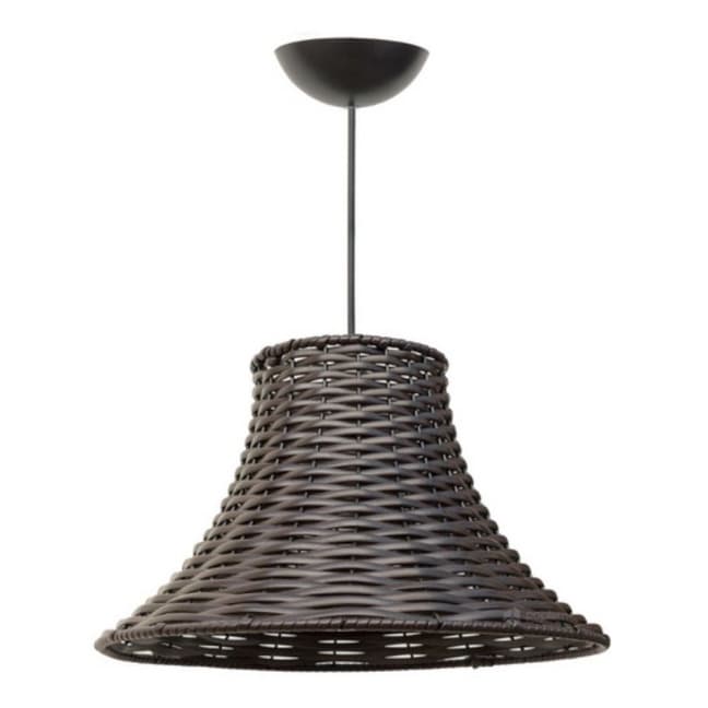 luminária pendente chapéu chinês junco LD