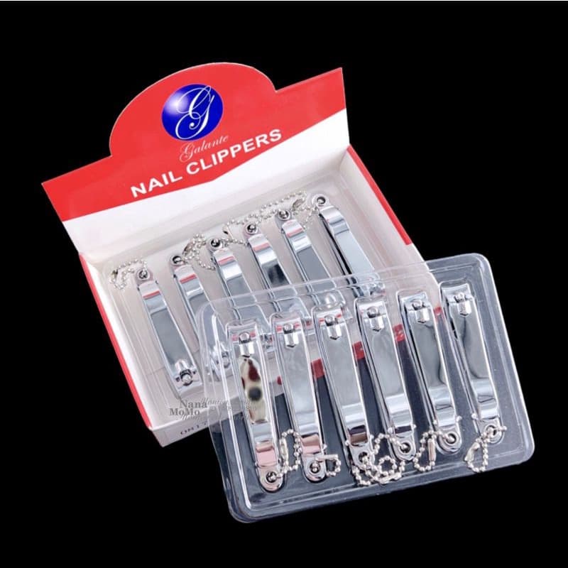 12 Unidades CORTADOR DE UNHA PEQUENO com lixa Aço inox manicure pedicure