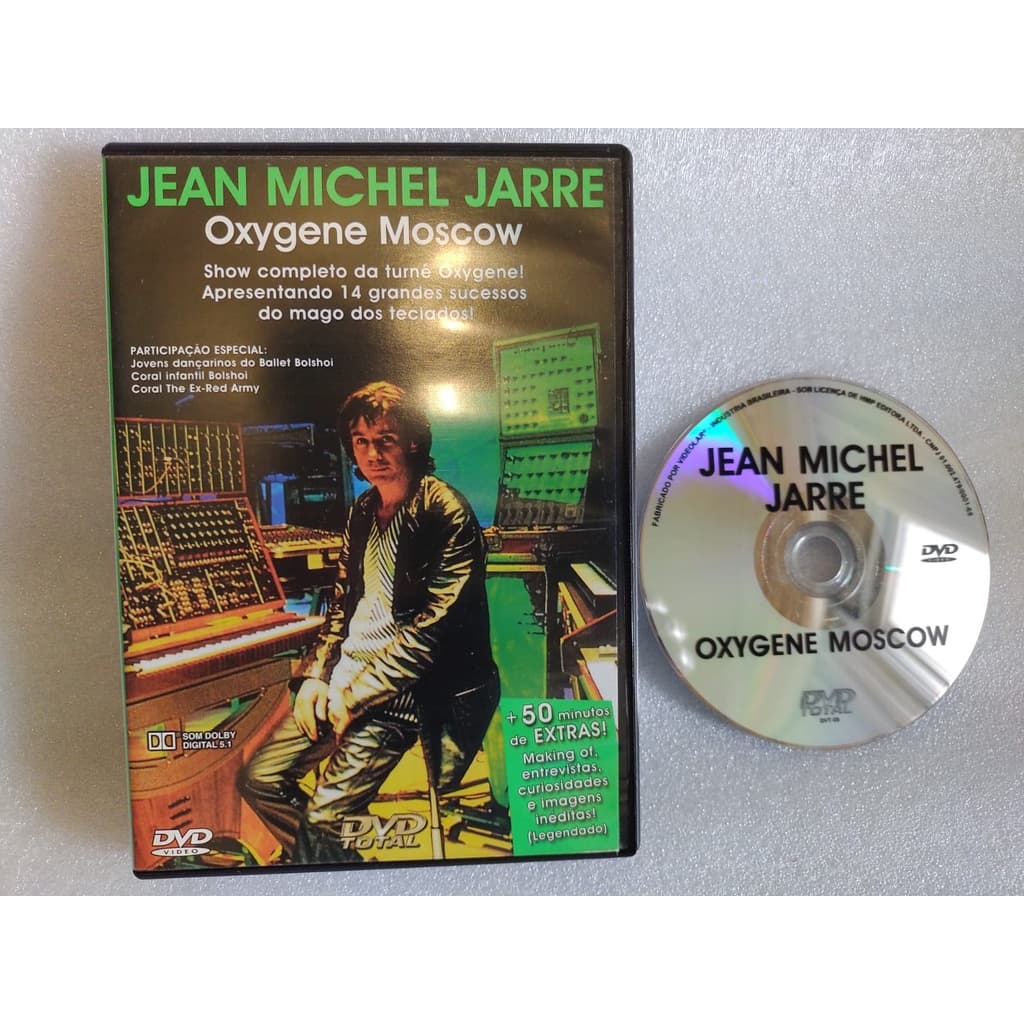 01 Dvd Original Mídia Física Michael Jarre