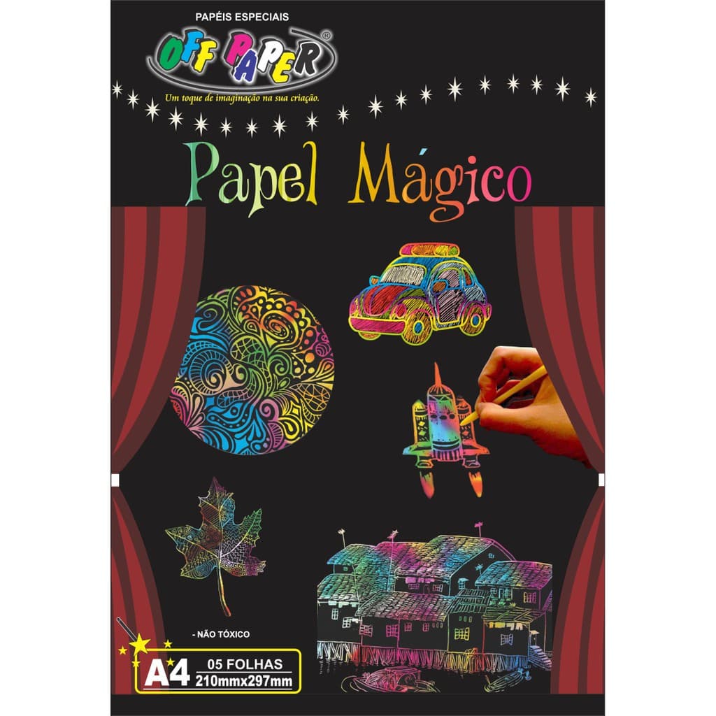 Papel Mágico A4 Com Bastão Off Paper