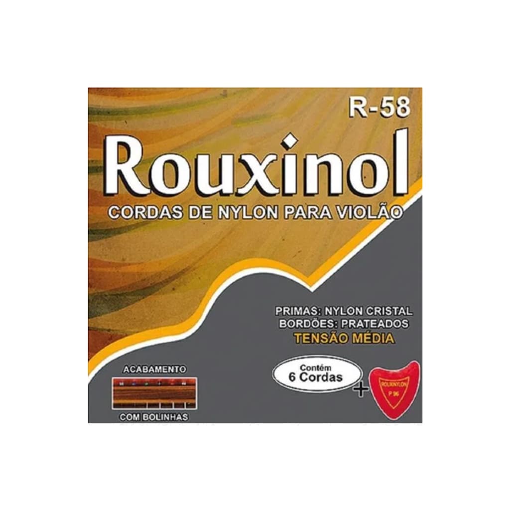 Encordoamento Violão Nylon R-58 Rouxinol