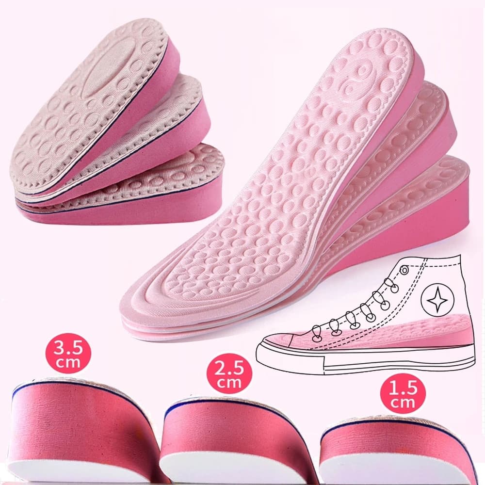 Palmilhas De Sapatos Unissex Respirável De 1,5-3cm