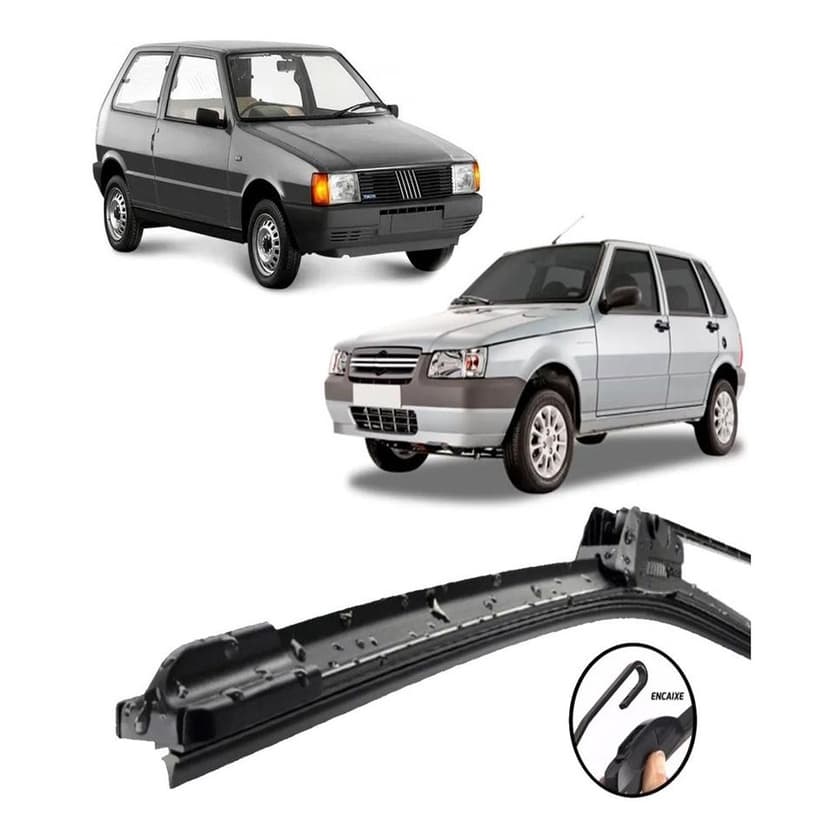 Palheta Limpador Para-brisa Uno Mille 1984 A 2013