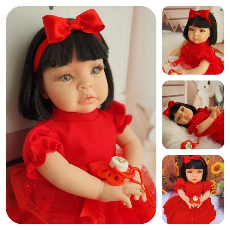 Boneca bebe Reborn barata com acessórios