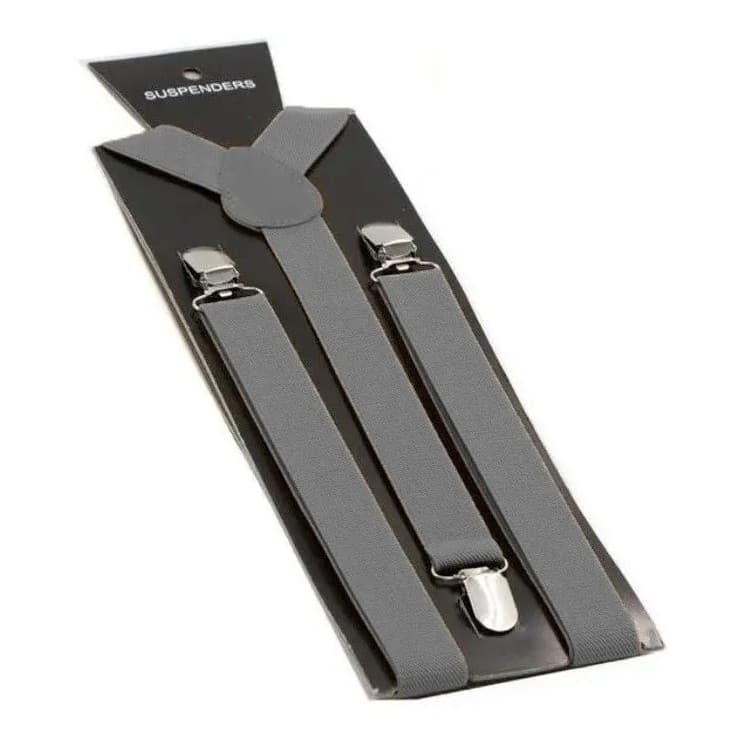 Suspensórios Masculino E Feminino - Largo 2,5cm - Várias Cor