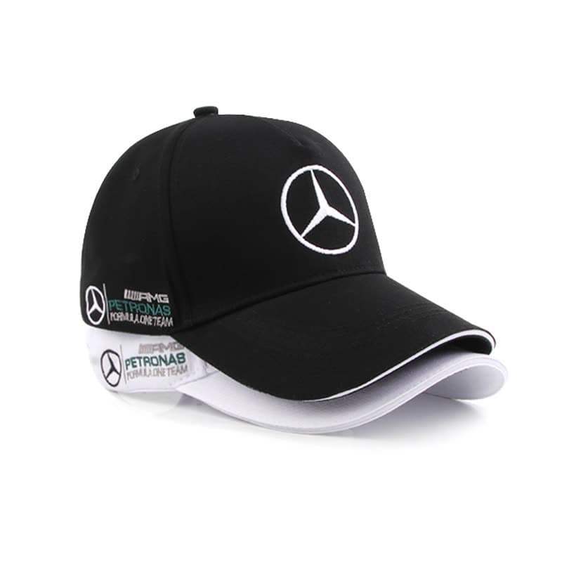 Boné De Beisebol F1 Mercedes Benz Lewis Hamilton Com Alça Ajustável Unissex