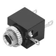 Plug Jack tipo P2 Fêmea Mono 3,5mm P/ solda