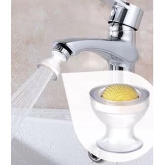 Arejador Japonês Cozinha Silicone Bico Torneira Limpeza Pia Economiza Água