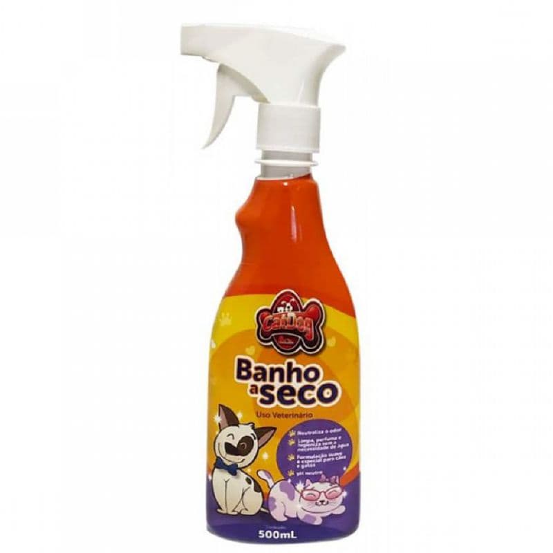 BANHO A SECO CÃES E GATOS CATDOG