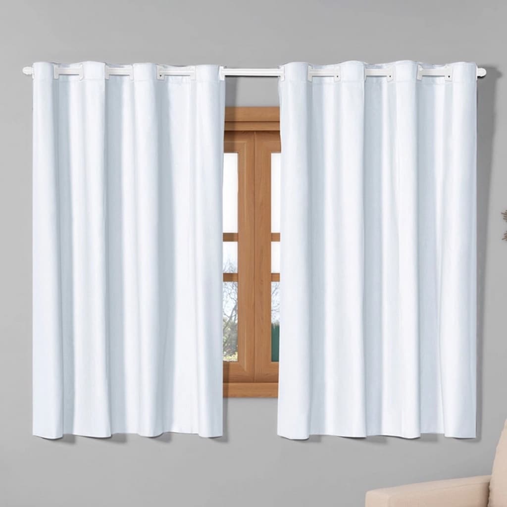 Cortina para Sala Blackout Quarto 2,20 x 1,30 Duas folhas PVC Cozinha Quarto sala blecaute