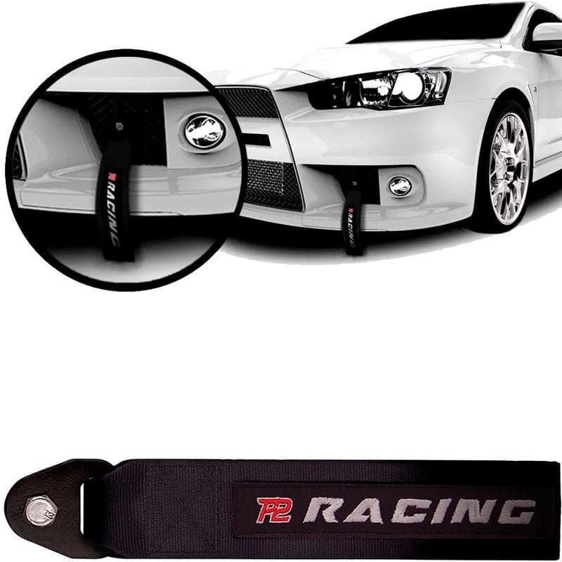 Cinta Reboque Engate Preto Tow Strap